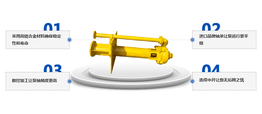 SP(R)型液下渣漿泵產(chǎn)品優(yōu)勢 SP(R)型液下渣漿泵產(chǎn)品優(yōu)勢